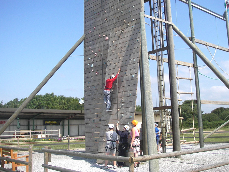 High Ropes Climbing Centre in Wales