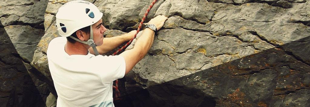 Outdoor Rock Climbing at Adventures Wales