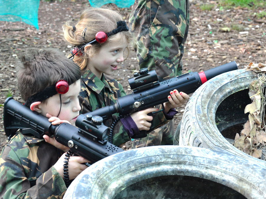 Kids laser tag, Kids parties, school outdoor activities with Adventures Wales