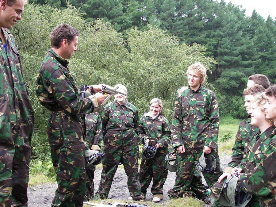 Paintballing activity days at Adventures Wales, Team building with Paintballing activities, Stag and Hen paintballing activities