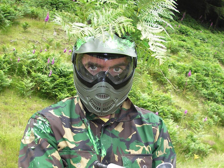 Paintballing activity days at Adventures Wales Parc Newydd Farm, Heol Drewi, Pyle, Bridgend CF36 3EX
