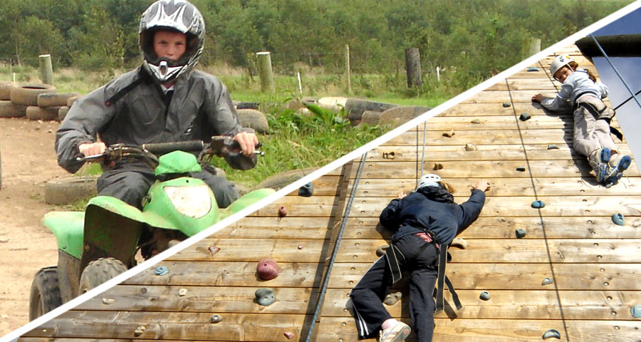 Quad Biking and High Ropes Childrens Parties with Adventures Wales Quad Biking and High Ropes Children's Parties with Adventures Wales