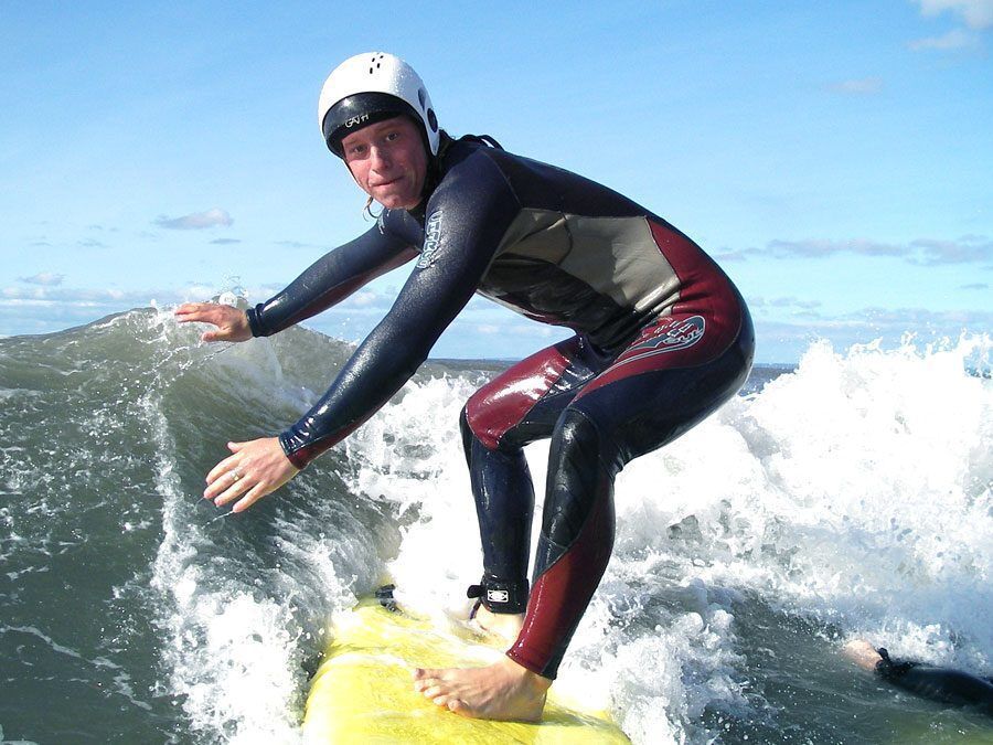 Surfing lessons