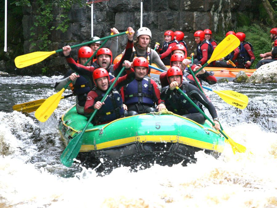 white water rafting trips wales