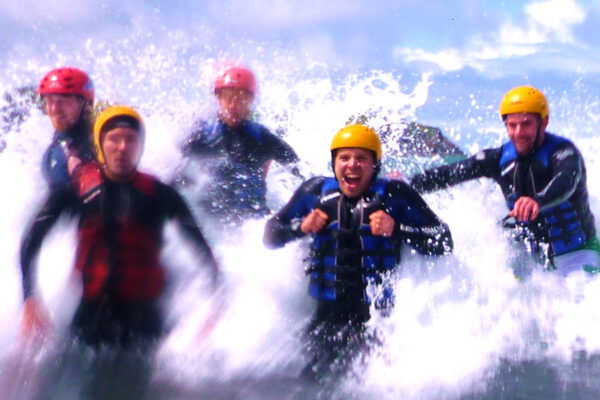 Coasteering in Cardiff, Wales