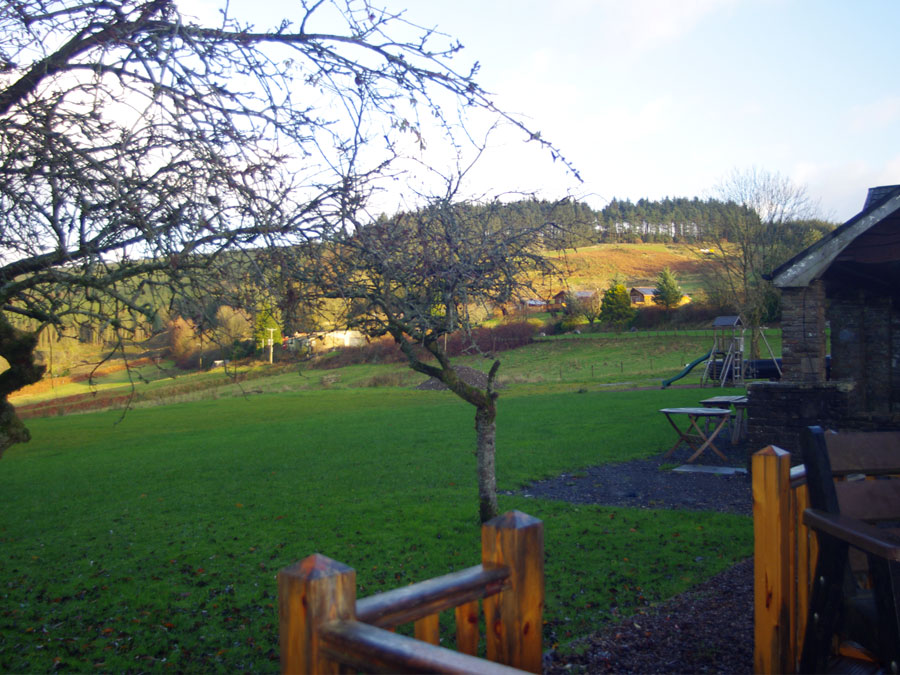 Log Cabin view, Adventure Wales accommodation, Accommodation for schools, Accommodation for colleges, Accommodation for team building, Accomodation for Stag and Hen parties