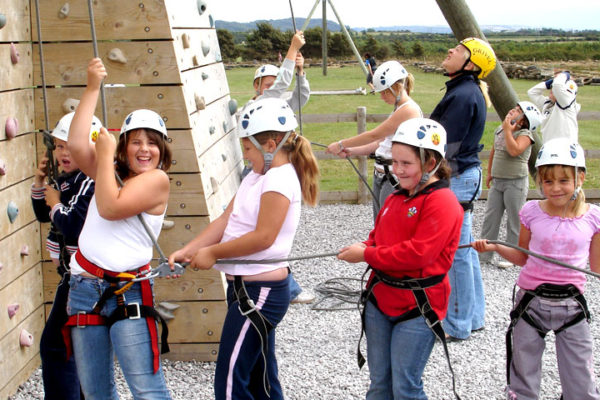 Schools and colleges high ropes climbing course, High Ropes Climbing Course, Perfect for parties, Team Building, Schools, Universities and College Trips, Team Building High Ropes Climbing Course, Wall Climbing in South Wales, Outdoor wall climbing schools, Wall Climbing for team building
