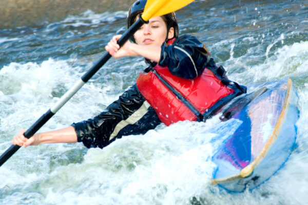 Surf Kayaking at Adventures Wales, Porthcawl