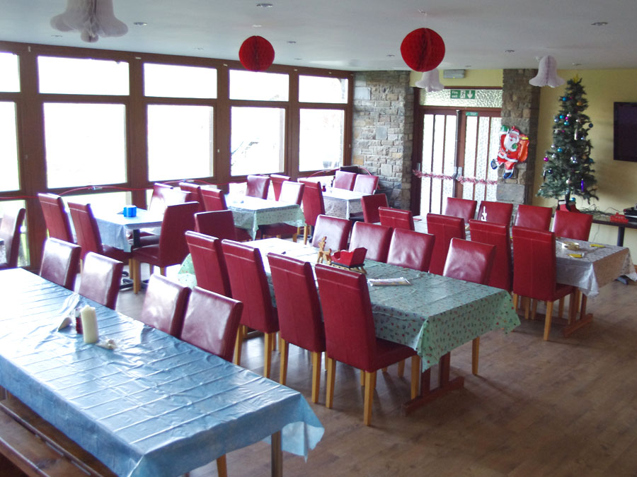 The Lodge Dining Hall, Accommodation with Adventures Wales