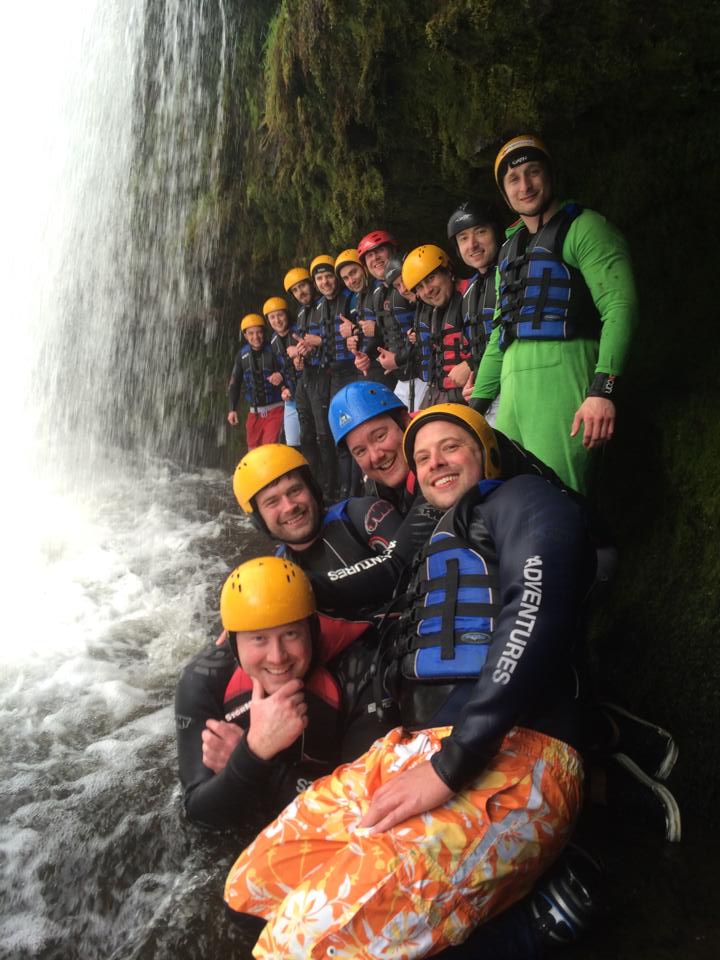 Gorge Walking with Adventures Wales