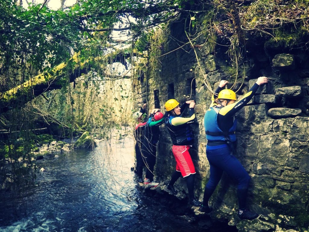Canyoning with Adventures Wales, Parc Newydd Farm, Pyle, CF36 3EX