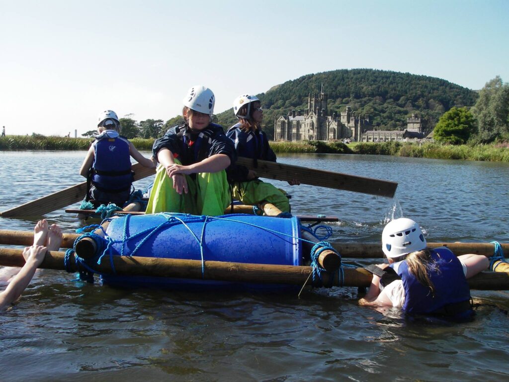 Raft Building for schools Raft Building for schools